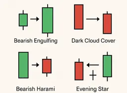 common candle stick pattern