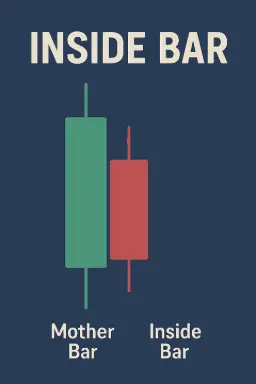 Inside bar candle pattern