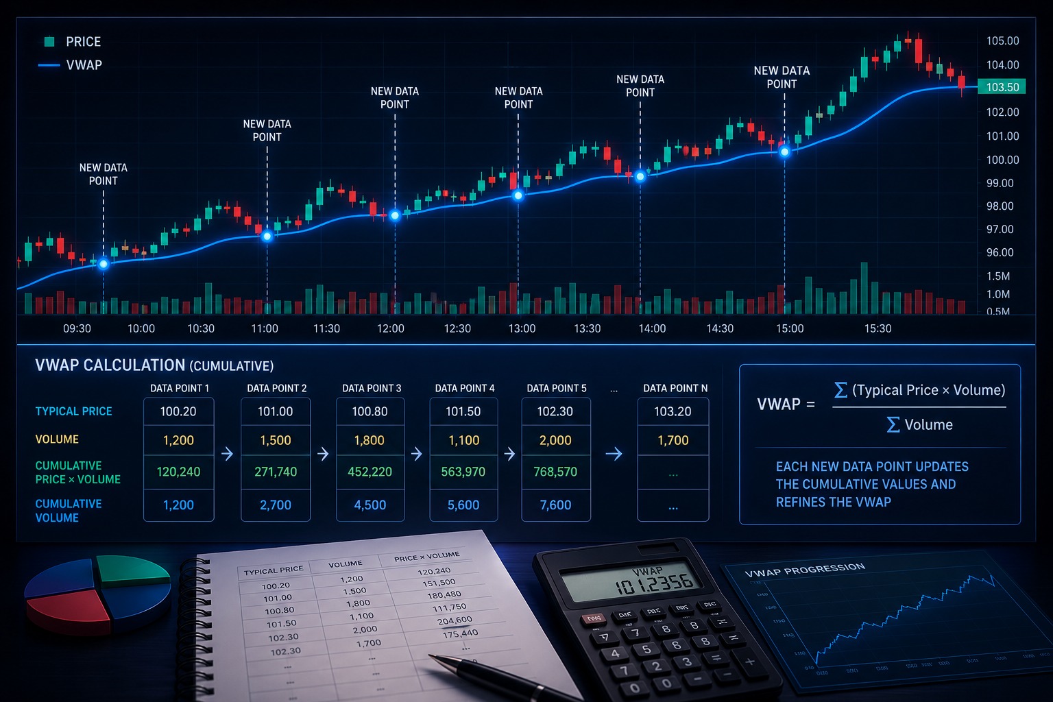Financial Data Analysis and VWAP Calculation