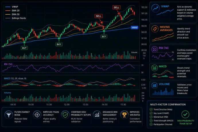 Multi-indicator Trading Setup with VWAP