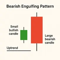Bearish Engulfing Candle Pattern 